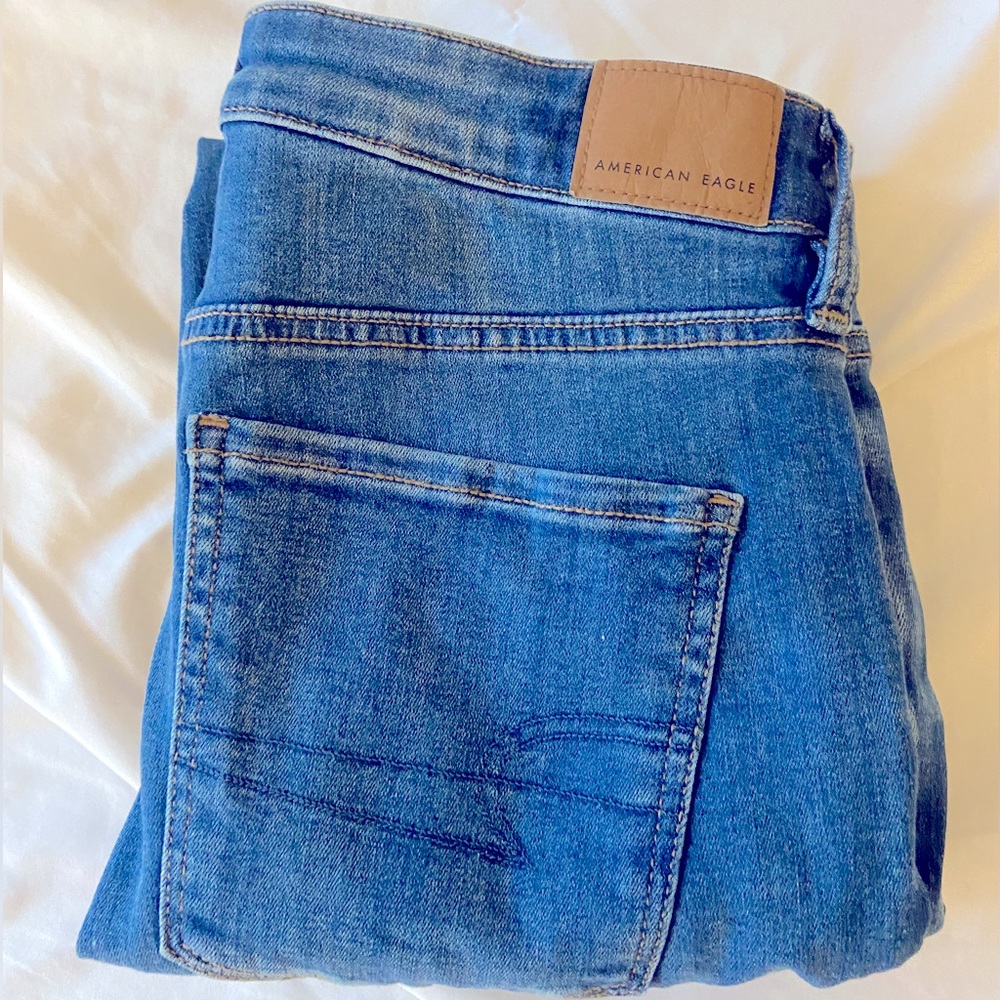 Blue Skinny American Eagle Jeans